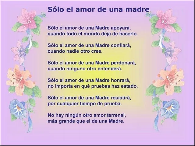 Pensamiento a una madre - Imagui