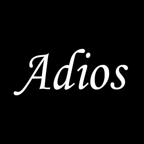 Pensamiento Sistémico Abierto: Adiós.