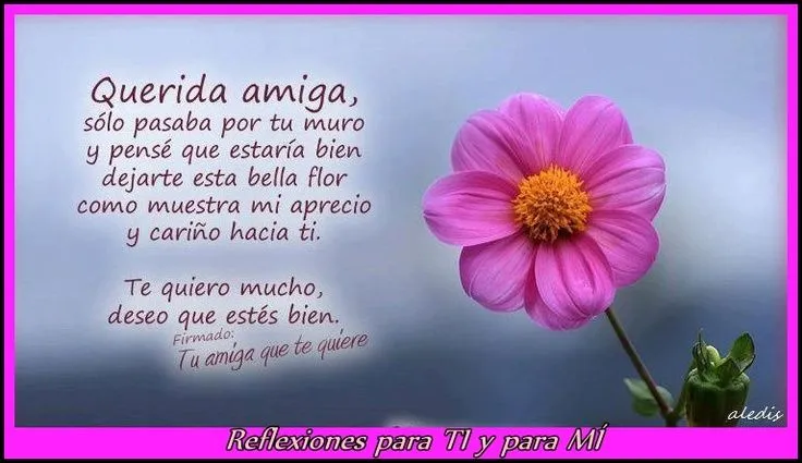 Pensamientos Para Una Amiga | Reflexiones para TI y para MÍ ...