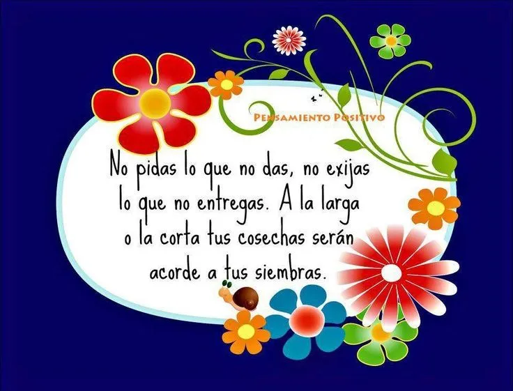pensamientos positivos