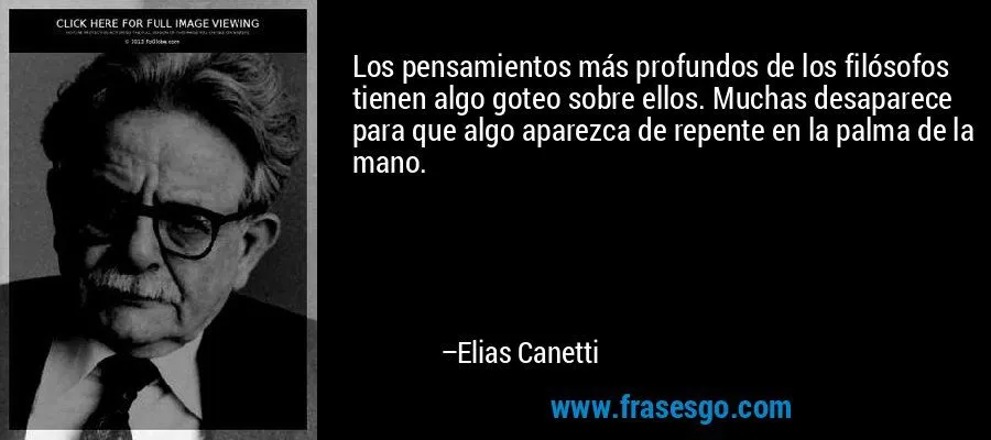 Los pensamientos más profundos de los filósofos tienen algo ...