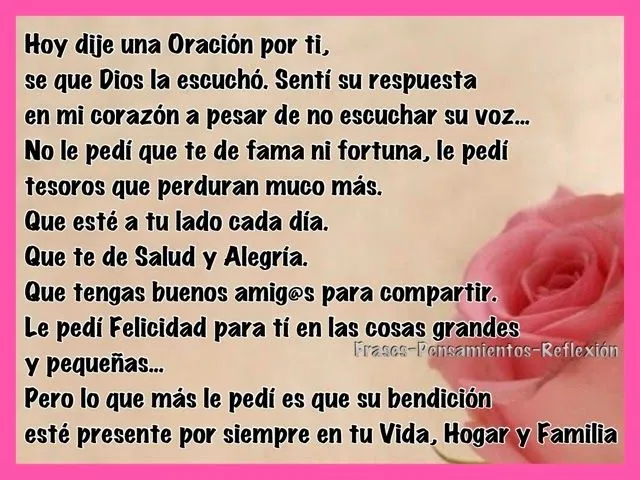 Pensamientos De La Vida Diaria : Hoy dije una Oración por ti. Pensamientos De La Vida Diaria : Hoy dije una Oración por ti.
