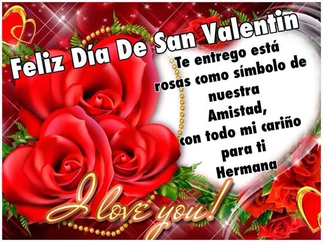 Pensamientos De La Vida Diaria : Feliz día de San Valentín Hermana Pensamientos De La Vida Diaria : Feliz día de San Valentín Hermana