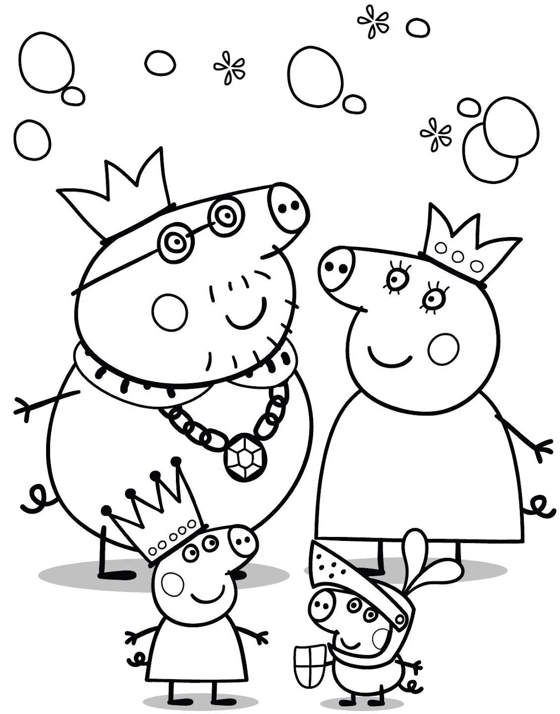 Peppa Pig para colorear