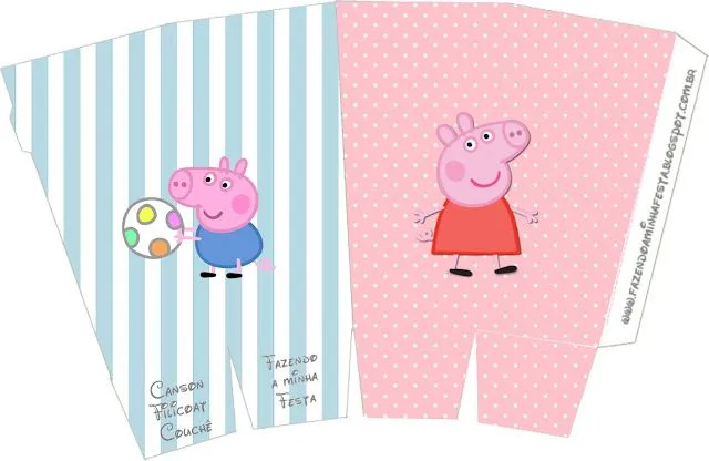 Peppa Pig: cajas para imprimir gratis. | Ideas y material gratis ...