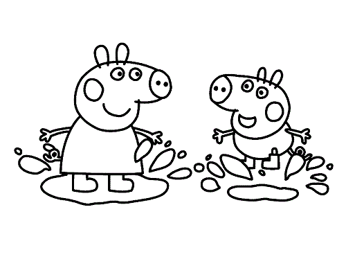 Peppa Pig para colorear