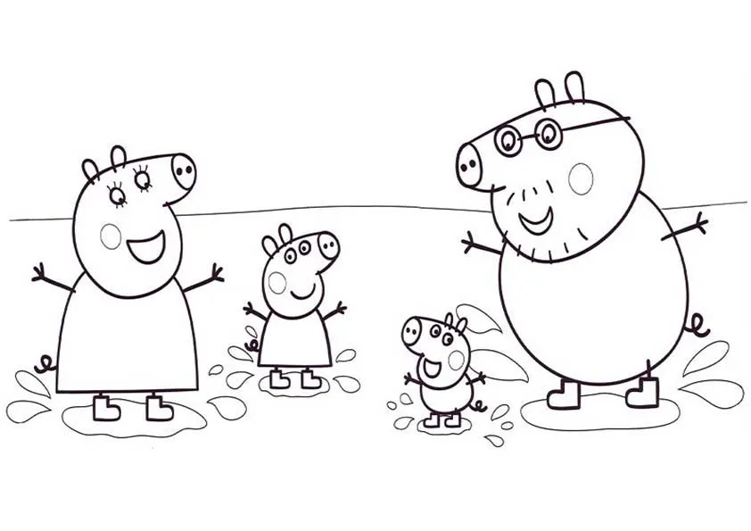 Peppa Pig | Dibujos para colorear e imprimir. Colorear dibujos Peppa Pig | Dibujos para colorear e imprimir. Colorear dibujos
