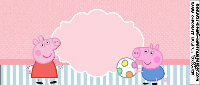 Peppa Pig: Etiquetas para Imprimir Gratis. | Ideas y material ...