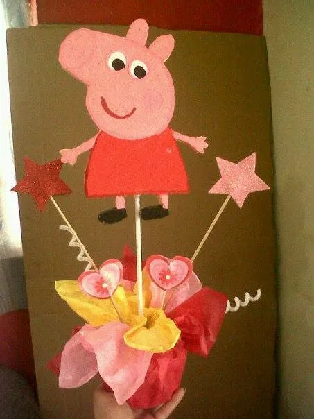 Peppa Pig Pepa Centerpiece Centro de mesa | Centerpieces ...