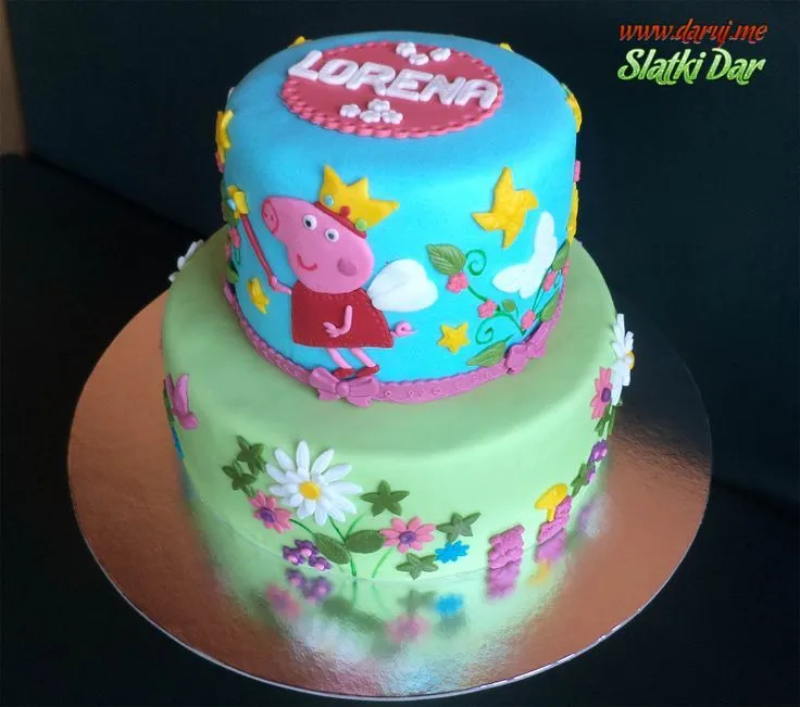 tortas pepa on Pinterest | Peppa Pig, Pig Cakes and Pigs