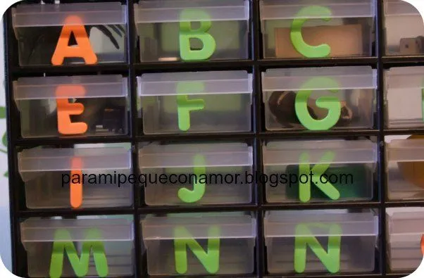 Para mi peque con amor: Nuestra caja de letras Para mi peque con amor: Nuestra caja de letras