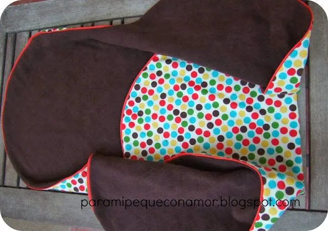 Para mi peque con amor: Manta-saco para bebé (referencia a patrón ...