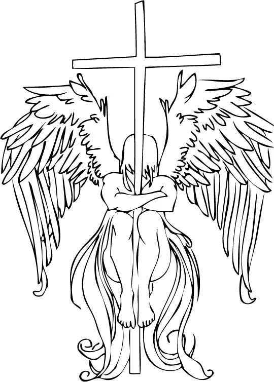 Dibujos de alas de angel a lapiz - Imagui