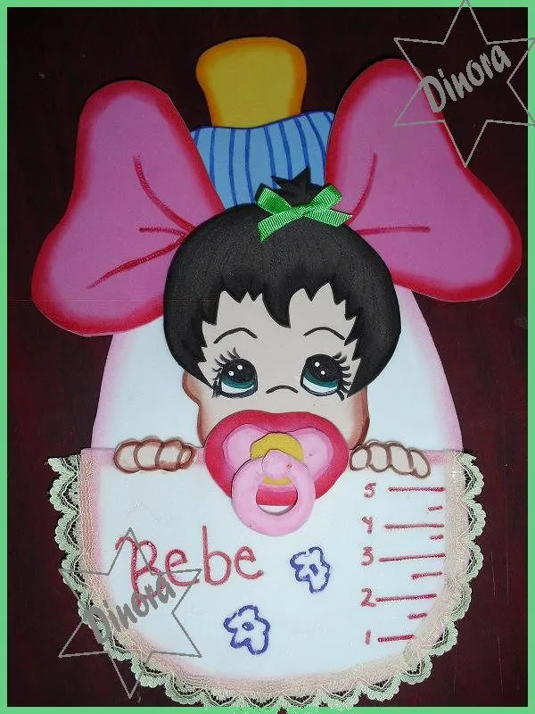 mis pequeñas manualidades: bebe en fomi