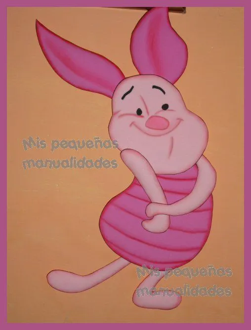mis pequeñas manualidades: igor, puerquito tigger