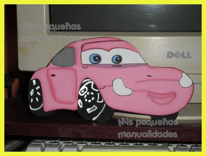 mis pequeñas manualidades: sally de cars, y yessy la vaquerita