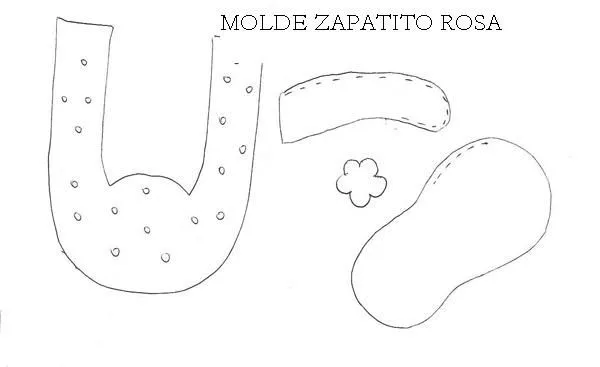 mis pequeñas manualidades: ZAPATITOS CON MOLDES