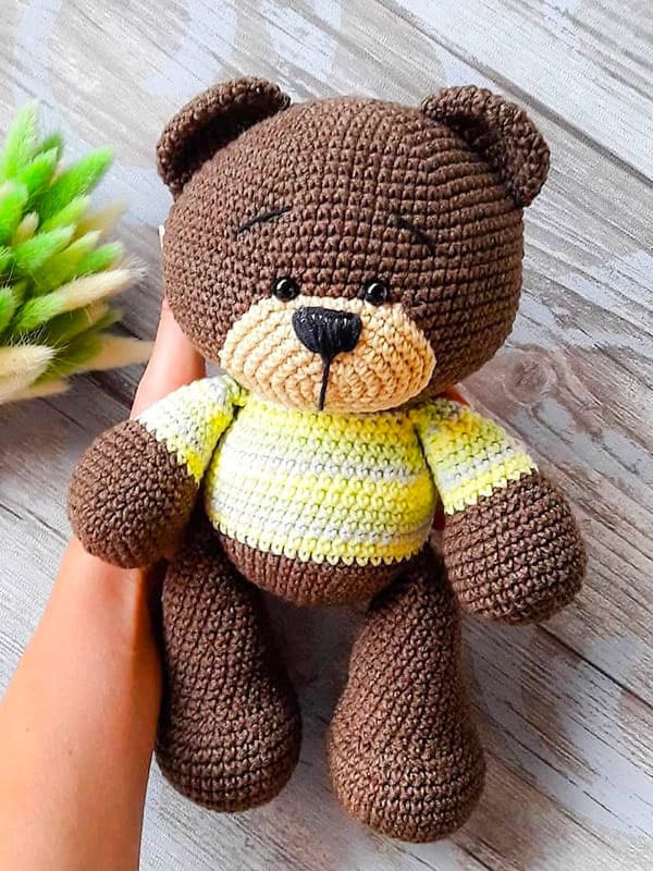 Pequeño Oso de peluche PDF Amigurumi Patrón Gratis - Lovelycraft Pequeño Oso de peluche PDF Amigurumi Patrón Gratis - Lovelycraft