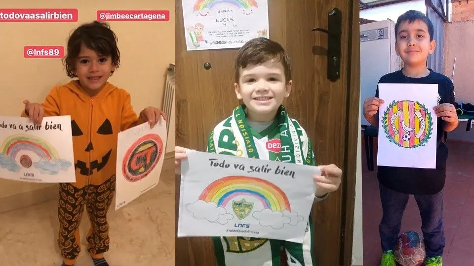 Los más pequeños colorean los escudos de los equipos de la LNFS!| LNFS Los más pequeños colorean los escudos de los equipos de la LNFS!| LNFS