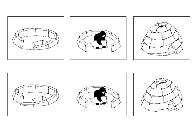 Pequeños monstruitos: TIPOS DE VIVIENDA EN EL POLO NORTE