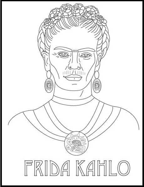 Pequeños Pinceles: Frida Kahlo para pintar