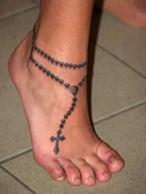 Pequeños Tatuajes | Rosario | Pies | Tatouage | Pinterest ... Pequeños Tatuajes | Rosario | Pies | Tatouage | Pinterest ...