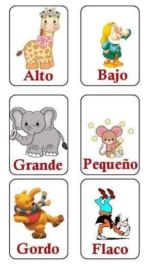 Para los peques de la casa.: Los opuestos
