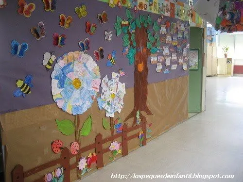 LOS PEQUES DE INFANTIL: Mural de Primavera (1ª Parte) LOS PEQUES DE INFANTIL: Mural de Primavera (1ª Parte)