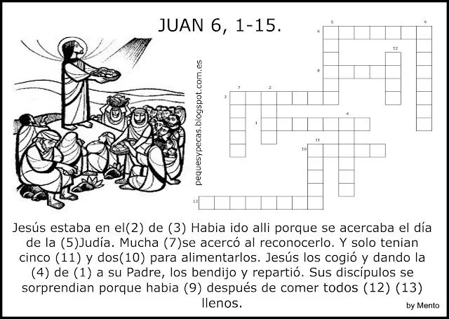 PEQUES Y PECAS...: CRUCIGRAMA: