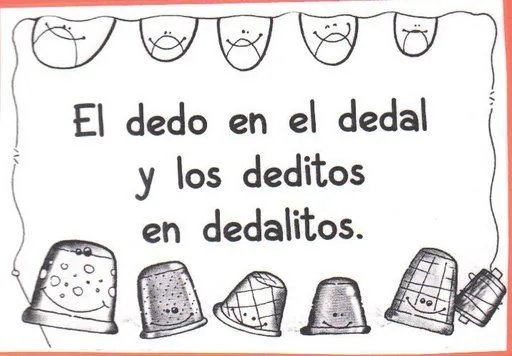 PEQUES Y PECAS...: TRABALENGUAS