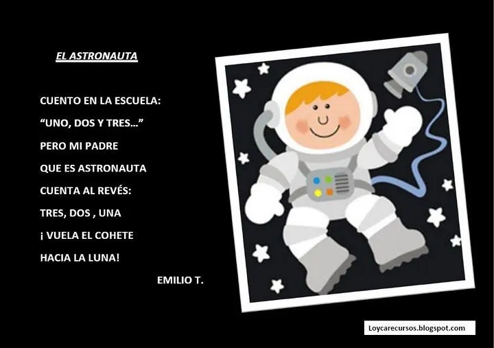 LOS PEQUES DE SARA: POESÍA ASTRONAUTAS