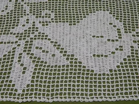 Pera tejida para Mantel o Cortina Crochet parte 2 de 3 - YouTube Pera tejida para Mantel o Cortina Crochet parte 2 de 3 - YouTube