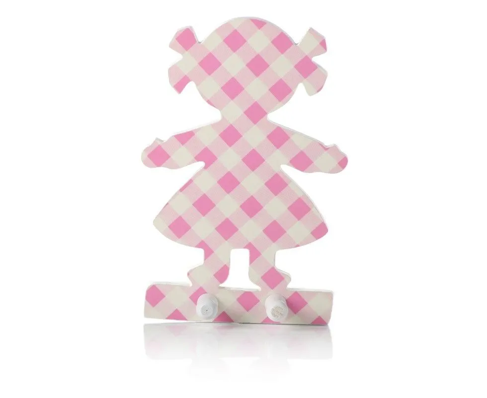Perchero de pared silueta de niña - TOT-a-LOT