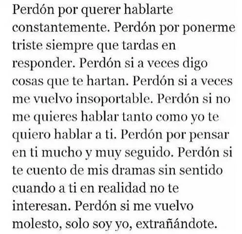 Perdon pero te extraño | Poemas | Pinterest