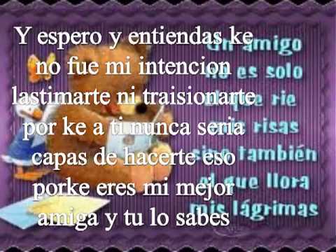 PERDONAME AMIGA - YouTube