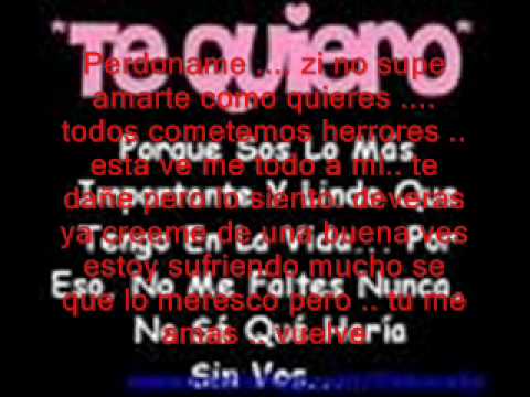 Perdoname Te extraño (MiiL).wmv - YouTube