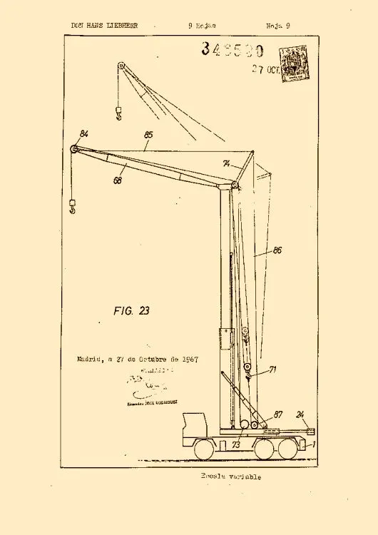 Perfeccionamientos en aparatos elevadores movibles sobre ruedas ...