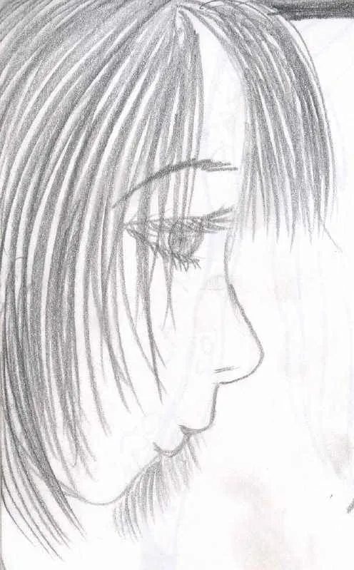 Rostro de perfil de mujer dibujo - Imagui