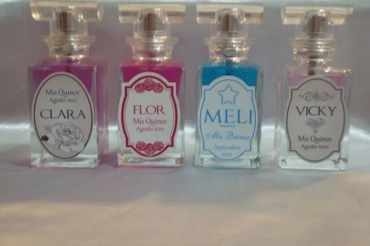 Perfumes Souvenirs para 15 años | para eventos | Pinterest ...