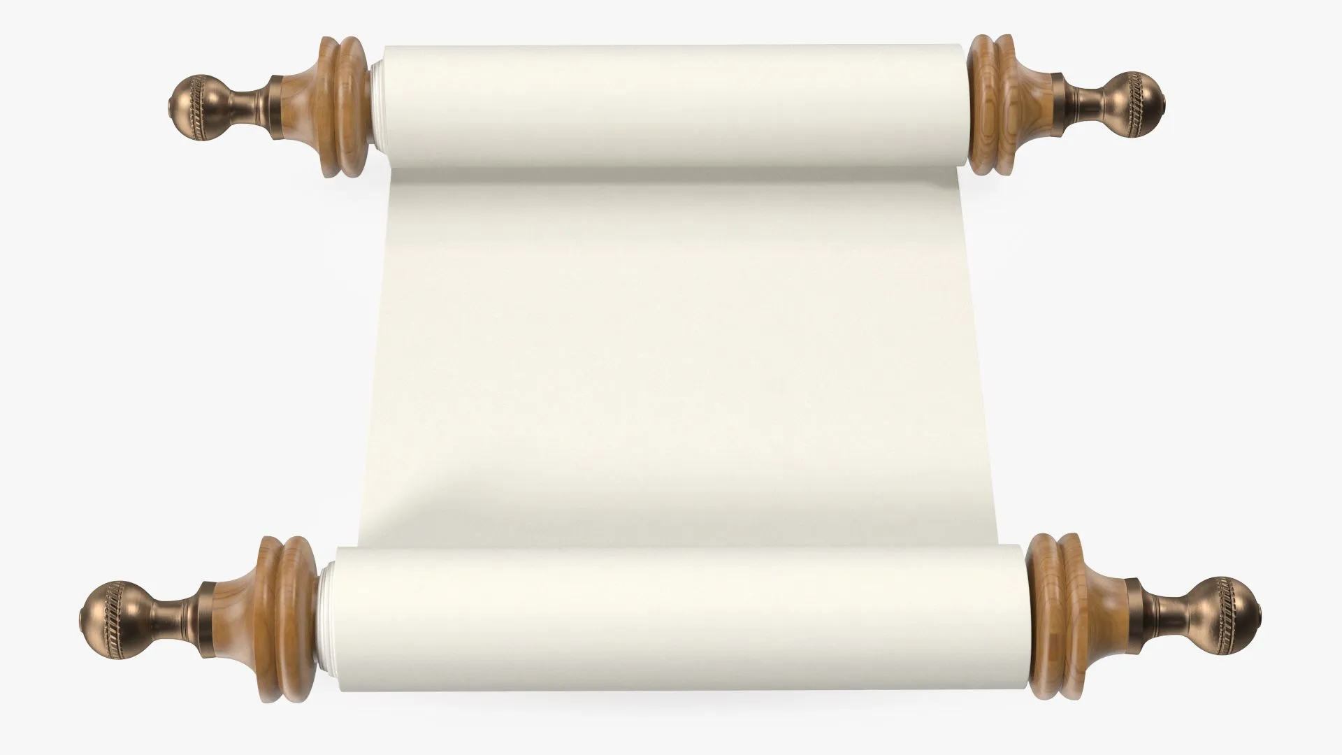 Pergamino en blanco desplegado Modelo 3D $29 - .obj .lxo .ma .max .fbx .c4d  .blend .3ds - Free3D