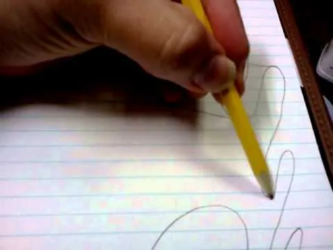 como hacer un pergamino a lapiz facil en 3 minutos - YouTube
