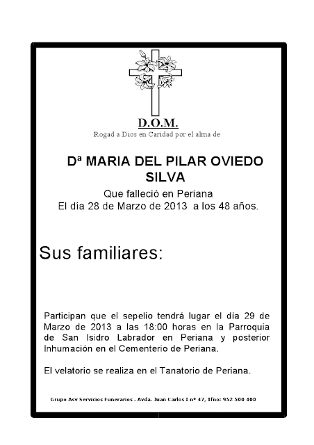 Periana y Pedanias: marzo 2013