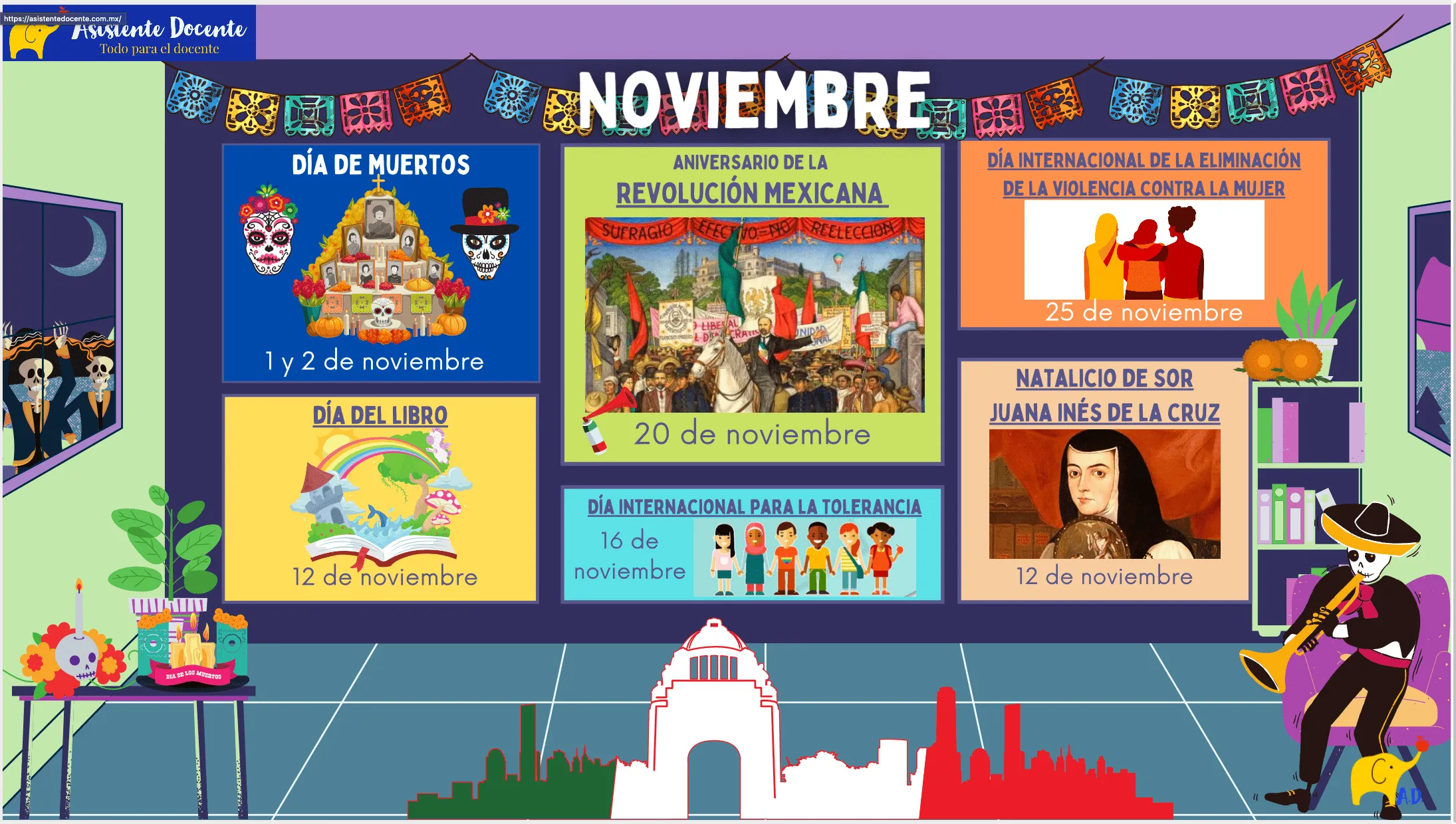 Periódico Mural Virtual Noviembre. - Asistente Docente