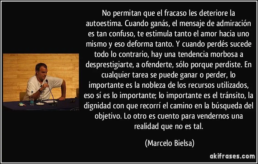 No permitan que el fracaso les deteriore la autoestima. Cuando... No permitan que el fracaso les deteriore la autoestima. Cuando...
