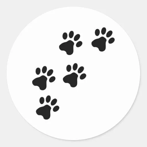 perrito lindo negro de las patas del perro etiquetas de Zazzle. perrito lindo negro de las patas del perro etiquetas de Zazzle.