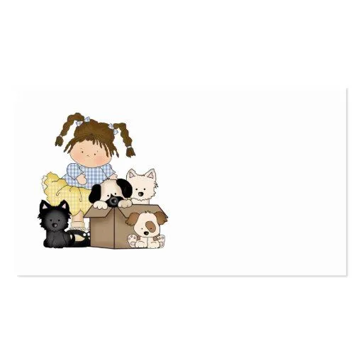 Perritos del amor tarjetas de visita | Zazzle