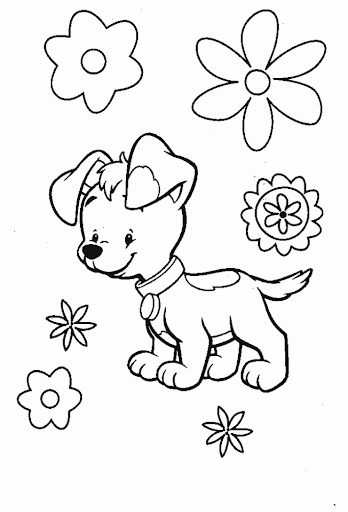 PERRITOS PARA COLOREAR
