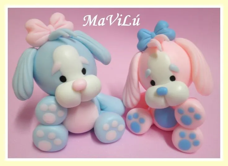 Perritos | Porcelana fria lembrancinhas | Pinterest | Puppys ...