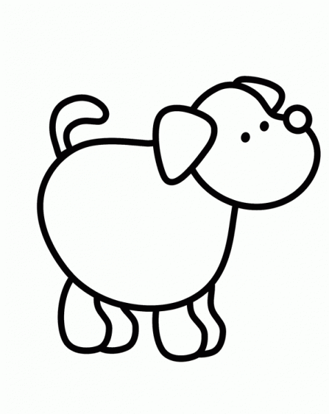 Perritos para colorear para niños - Imagui