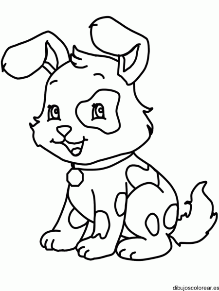 Dibujo de un perro dálmata cachorro | Dibujos para Colorear Dibujo de un perro dálmata cachorro | Dibujos para Colorear
